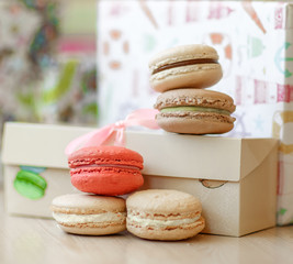 Colorful french macaroon