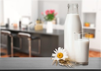 Milk bottle.