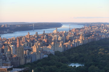 ニューヨーク　マンハッタン　俯瞰　エンパイアステートビル