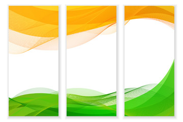 Fototapeta premium Indian Independence Day concept background