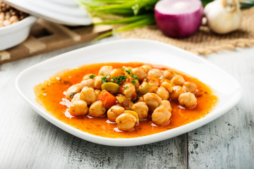 Kichererbsensalat - chickpea salad