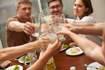 Socialising in dinner time