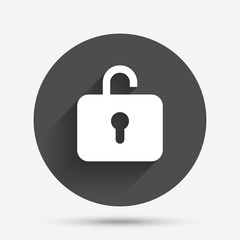 Lock sign icon. Login symbol.