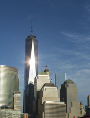 USA, New York State, New York City, Freedom tower 