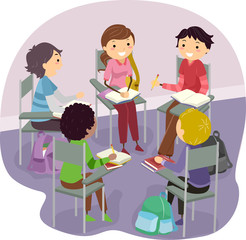 Stickman Teen Chair Group Study