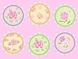 Fabric Stitches Shabby Chic