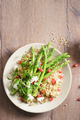 quinoa and asparagus salad