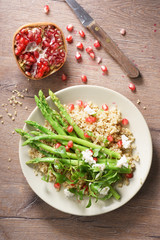 quinoa and asparagus salad