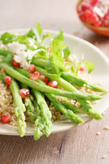 quinoa and asparagus salad