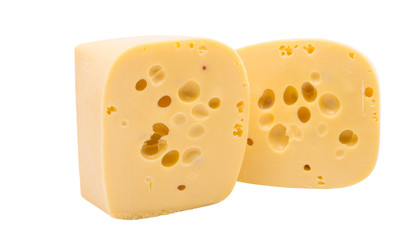 a large piece of cheese