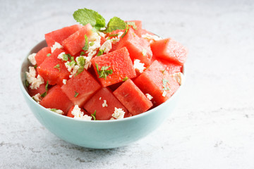 watermelon salad © shersor