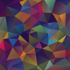 Fototapeta premium Abstract colorful background of triangles