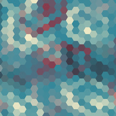 Abstract colorful background of hexagons