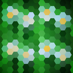 Fototapeta na wymiar Abstract colorful background of hexagons