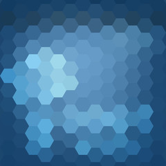 Obraz premium Abstract colorful background of hexagons