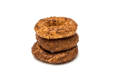 bagel with sesame