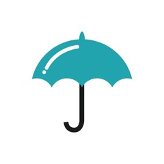 Umbrella logo symbol rainy season vector