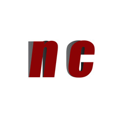 nc logo initial red and shadow