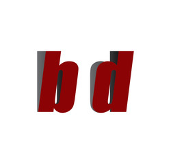bd logo initial red and shadow