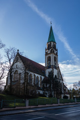 Fototapeta na wymiar Heilig Kreuz Kirche Röthenbach