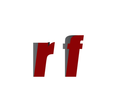 rf logo initial red and shadow