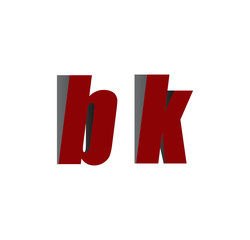 bk logo initial red and shadow