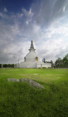 shanti stupa new delhi india