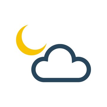 Nature logo weather season icon vector