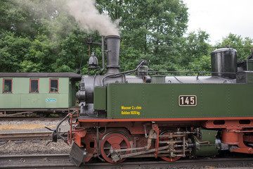 Historische Dampflokomotive