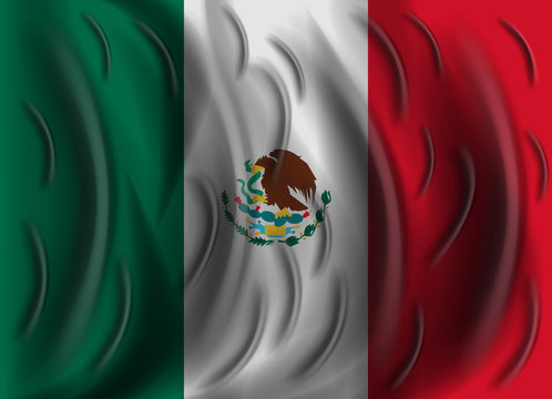 mexico wind flag