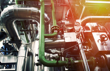 Industrial zone, Steel pipelines and equipment