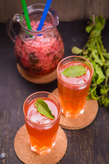 fresh strawberry drink