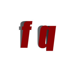 fq logo initial red and shadow