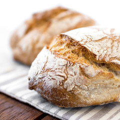 Rustic loaf of bread