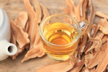 Ganoderma lucidum hot tea