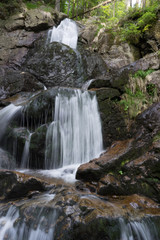 Fototapeta na wymiar Wasserfall im Bayrischen Wald