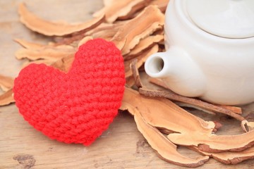 Ganoderma lucidum hot tea