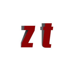 zt logo initial red and shadow
