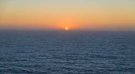 Fototapeta premium Sunset over sea