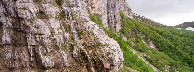 Piedmont Fischt. View of the Falls Pshehsky (Fischt). Caucasus.