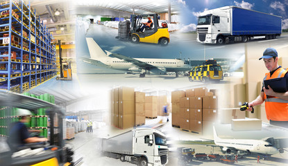 Logistik - Warentransport und Lagerung // shipping and logistics