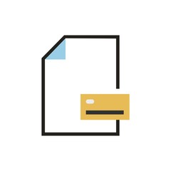 Stationery logo vector
