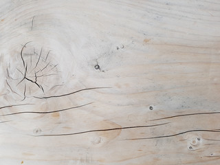 Whitewash wood plank with cracks background