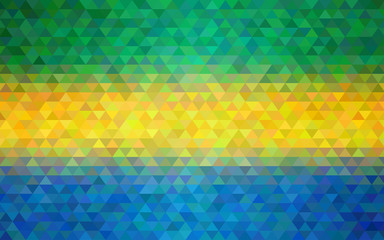  Colors Of Brazil. Triangles pattern