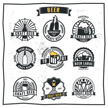 Beer Label and Logos.