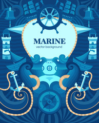 Marine background