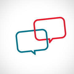 Naklejka premium bulle dialogue