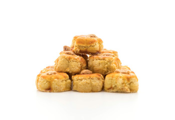 durian cookies on white