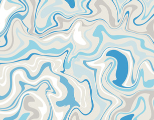 Vector ink marble style texture. Hand drawn marbling effect.