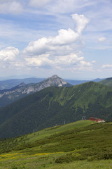 Fototapeta premium Big Rozsutec, the high Peak in Mountains Little Fatra in Slovakia